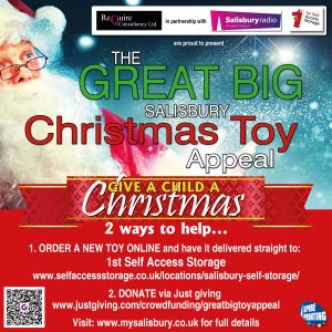 Christmas Toy Appeal Storage Works Salisbury